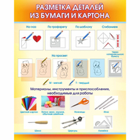 Стенд "Разметка деталей из бумаги и картона" - fgospostavki.ru - Петропавловск-Камчатский