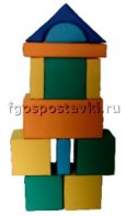 Мягкий модуль-конструктор "Городок" (12 элементов) - fgospostavki.ru - Петропавловск-Камчатский