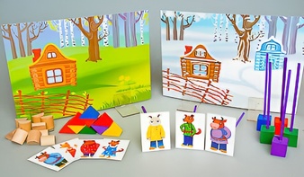 Игровой набор Фребеля "Заюшкина избушка" (серия "Сказочный мир". Выпуск 1) - fgospostavki.ru - Петропавловск-Камчатский