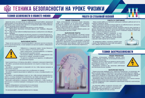 Стенд-уголок "Техника безопасности на уроках физики" - fgospostavki.ru - Петропавловск-Камчатский