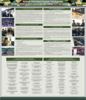 Стенд "Военные образовательные учреждения Российской Федерации" - fgospostavki.ru - Петропавловск-Камчатский