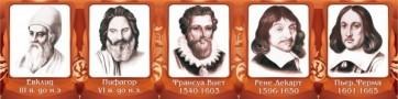 Стенд "Великие математики, I часть" - fgospostavki.ru - Петропавловск-Камчатский