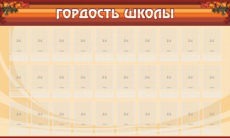 Стенд "Гордость школы" Вариант 2 - fgospostavki.ru - Петропавловск-Камчатский