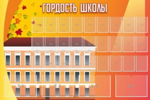 Стенд "Гордость школы" Вариант 1 - fgospostavki.ru - Петропавловск-Камчатский