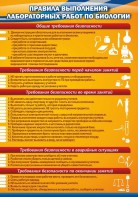 Стенд "Правила выполнения лабораторных работ по биологии" Вариант 2 - fgospostavki.ru - Петропавловск-Камчатский