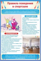 Стенд "Правила поведения в спортзале №1" - fgospostavki.ru - Петропавловск-Камчатский