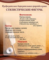 Стенд "Стилистические фигуры" Вариант 1 - fgospostavki.ru - Петропавловск-Камчатский