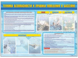 Стенд-уголок "Техника безопасности и правила поведения в бассейне" - fgospostavki.ru - Петропавловск-Камчатский